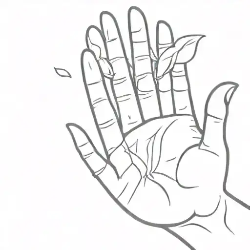 abhaya mudra buddha two hands no body tattoo design idea