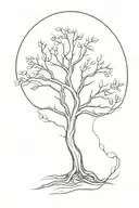 poison tree tattoo design idea