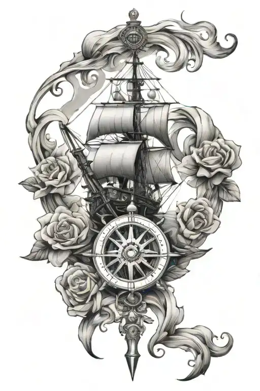 nautical sleeve tattoo tattoo design idea