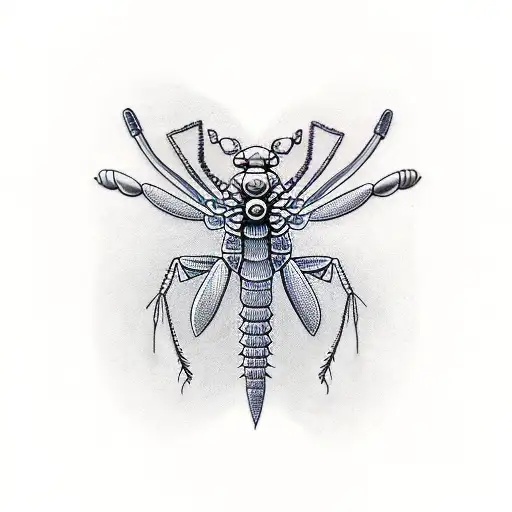 Mantis tattoo design idea