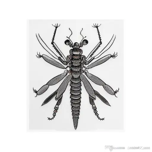 Mantis tattoo design idea