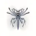 Mantis tattoo design idea