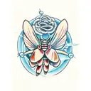 Mantis tattoo design idea