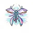 Mantis tattoo design idea