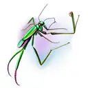 Mantis tattoo design idea