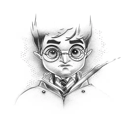Harry Potter tattoo design idea