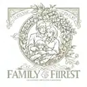family comes first tattoo design idea