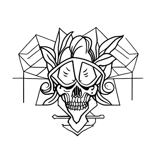 bruxa planta café  tattoo design idea
