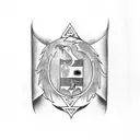 romanian flag tattoo design idea