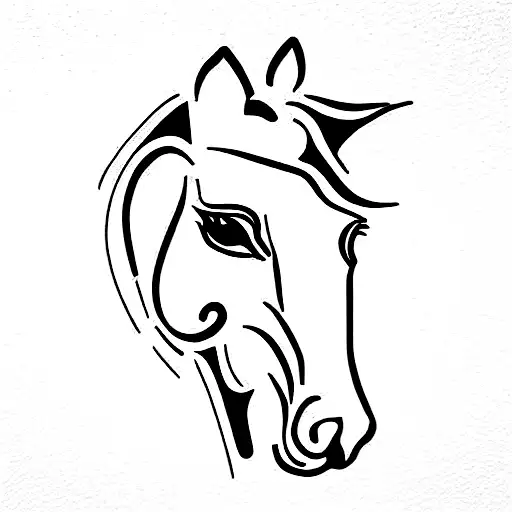 Horse Line Drawing Stock Illustrations  18005 Horse Line Drawing Stock  Illustrations Vectors  Clipart  Dreamstime