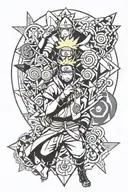 Naruto characters tattoo design idea
