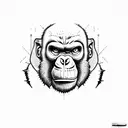 ape, 1961, flower tattoo design idea