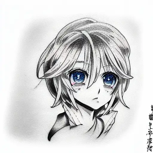 anime tattoo design idea