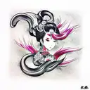 anime tattoo design idea