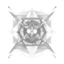 Create a tattoo design for the forearm, starting at the wrist, that incorporates geometric elements such as polygons and tattoo design idea