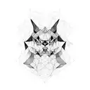 polygon tattoo design idea