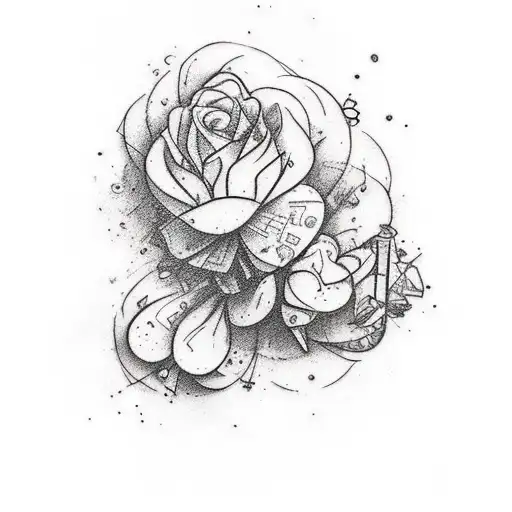 aesthetic tattoo, beatiful, with the phrase "If life is going to fuck me, I would like to at least enjoy it." tattoo design idea