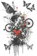 dave matthews inspired by grey street song lyrics tattoo design idea