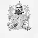 Cossacks tattoo design idea