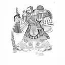 Cossacks tattoo design idea