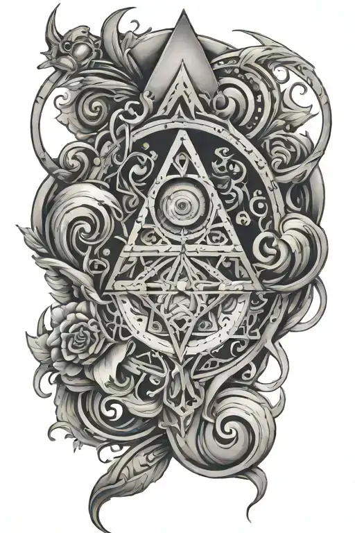 Ophanim tattoo design idea