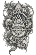 Ophanim tattoo design idea