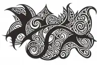 Mark of the beast of doom tattoo design idea
