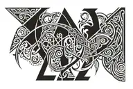 Mark of the beast of doom tattoo design idea