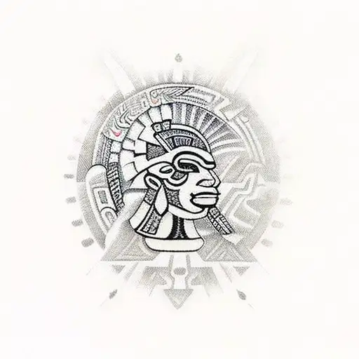 arm tribal Taino  Polynesian symbols tattoo design idea