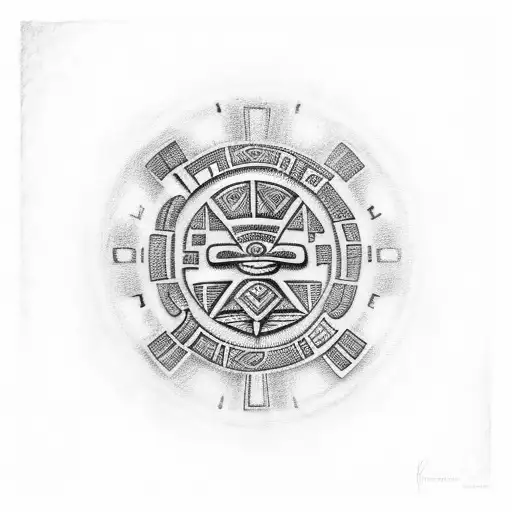 arm tribal Taino symbols Polynesian symbols tattoo design idea
