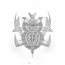 arm tribal Taino  Polynesian symbols tattoo design idea