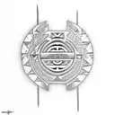 arm tribal Taino  Polynesian symbols tattoo design idea
