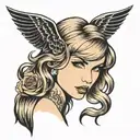 Taylor swift face outline tattoo tattoo design idea