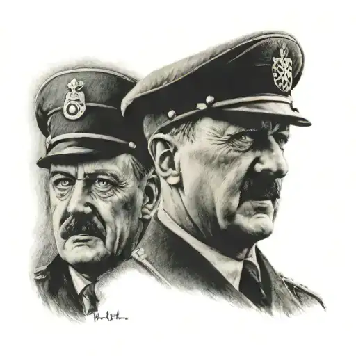 hitler tattoo design idea