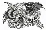 creation of adam with how to train your dragon tattoo design idea