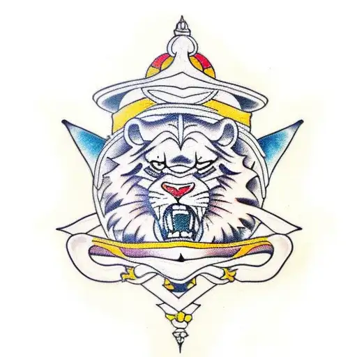 rey leon la pelicula tattoo design idea