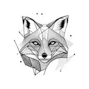 Fox tattoo design idea