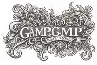 GMP TEXT TATTOO tattoo design idea