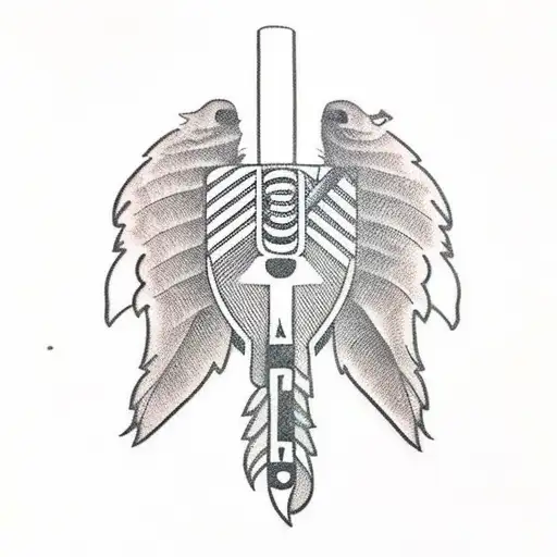 3 different Tabacco pipes with mint abd native American feathers. Including the Wilson Clan Tartan  tattoo design idea