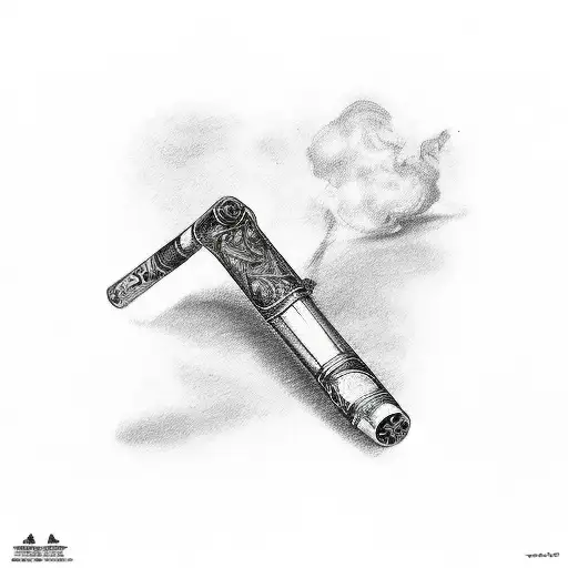 3 tabacco pipes. tattoo design idea