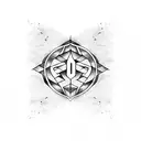 dwarven runes tattoo design idea