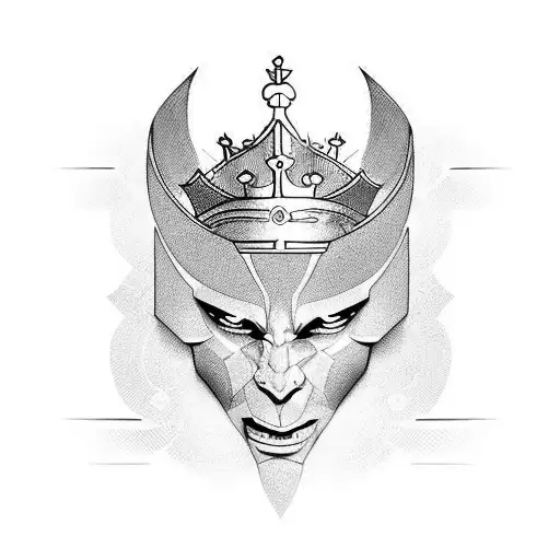 king chess tattoo design idea