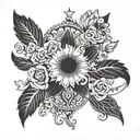 live forever by oasis tattoo design idea