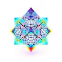 metatron cube tattoo design idea