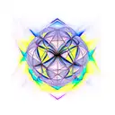 metatron cube tattoo design idea