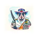 gaucho charrua tattoo design idea