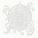 text that says "Aham, yes. jon" tattoo design idea