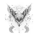 electrocardiograma con clave de sol  tattoo design idea