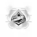 monopoly car tattoo design idea