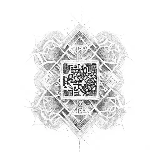 qr code tattoo design idea